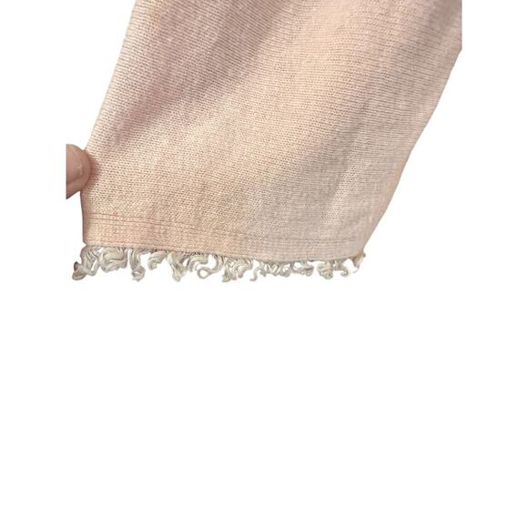 J. Jill L Pink Linen blend open front Cardigan Classic Linen blend - Picture 2 of 8